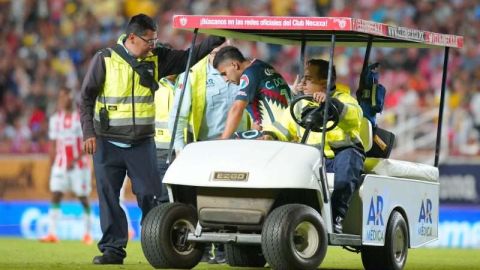 Cecilio Domínguez resultó lesionado en el juego ante Morelia en San José. (Foto: Imago7/Marcos Domínguez)