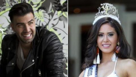 Jencarlos Canela y Danna Hernández.