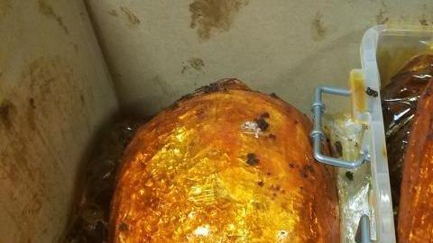 La droga estaba disimulada como huevos