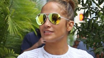 Jennifer Lopez en Miami.