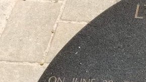 El monumento destruido