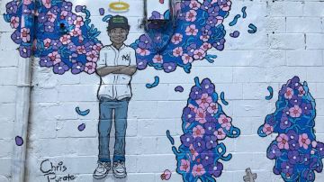 Mural “Stand With Junior”, pintado en la 3ra avenida con calle 184
