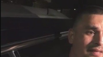 Villavicencio minutos después de volver a la calle