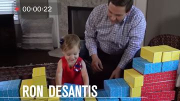 Ron DeSantis utiliza a sus hijos para promover su agenda política.