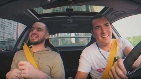 Alejandro Salomón y Juca, dos de los youtubers de autos más seguidos.