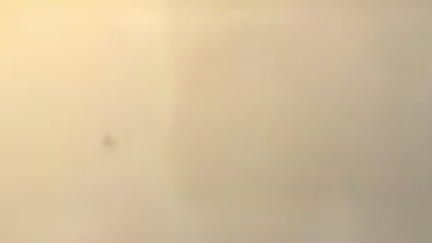 Un niño apaga el "Fuego de la libertad".