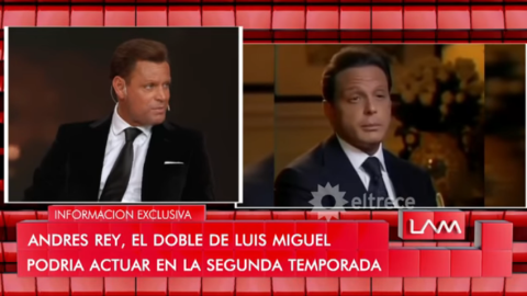 Andrés Rey es llamado el "doble oficial" de Luis Miguel.
