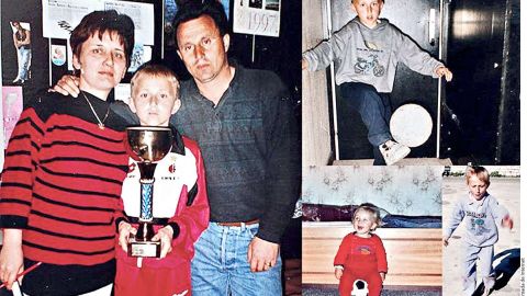 El padre de Luka, técnico de aeronaves, le introdujo en el futbol mientras pudo.