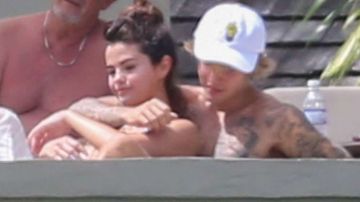 Una de las últimas imágenes de Selena y Justin cuando estuvieron en Jamaica.