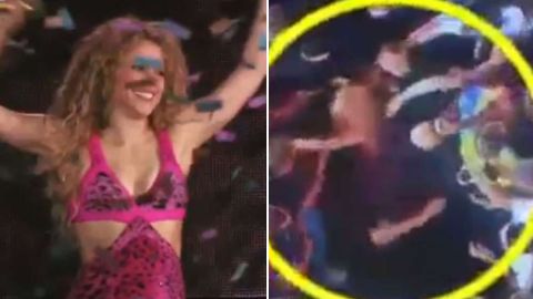 Shakira en concierto.