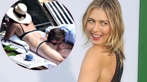 Maria Sharapova fue captada con su novio.