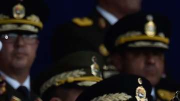 Nicolás Maduro encabezaba un acto oficial en Caracas.