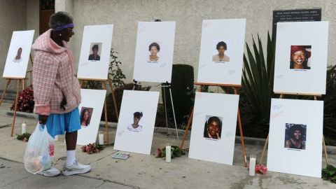 Fotos de las víctimas del asesino en serie Grim Sleeper.