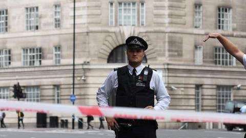 La zona fue acordonada por la policía.