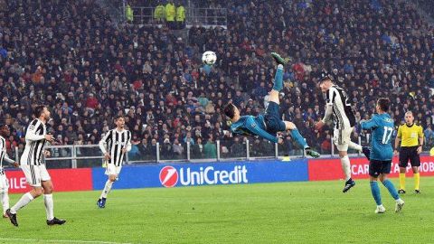 Cristiano Ronaldo marcó en la Champions League el mejor gol de su carrera