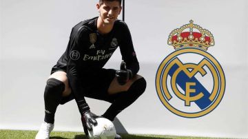 Thibaut Courtois fue presentado oficialmente con el Real Madrid