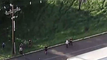 Imagen aérea tras la colisión