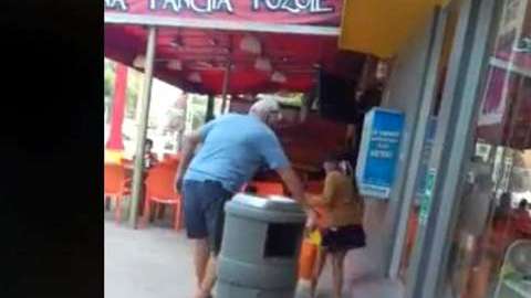 Las imágenes han causado indignación en las redes sociales.