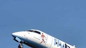 Un avión comercial turbohélice similar al de la foto fue el que se estrelló.