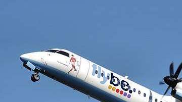 Un avión comercial turbohélice similar al de la foto fue el que se estrelló.