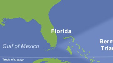 No todos coinciden sobre la localización exacta del Triángulo de las Bermudas.