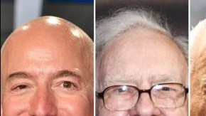 Bezos, Buffett, Ortega, Bloomberg y Ma.