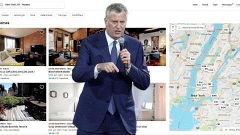 Bill de Blasio continúa luchando contra AirBnb