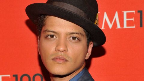 Bruno Mars, cantante estadounidense.