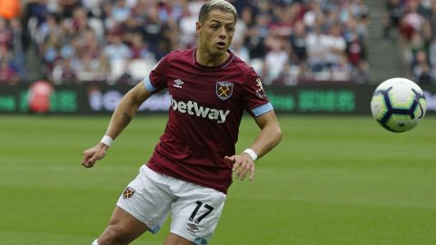 Javier "Chicharito" Hernández sufre la tercera derrota con el West Ham