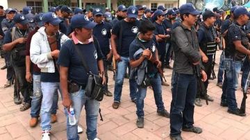 Policía comunitaria en Guerrero.