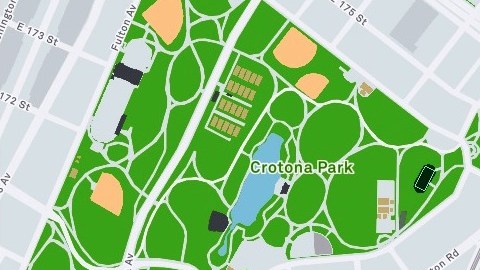 Crotona Park se ubica en el sur del Bronx
