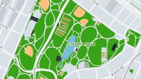 Crotona Park se ubica en el sur del Bronx