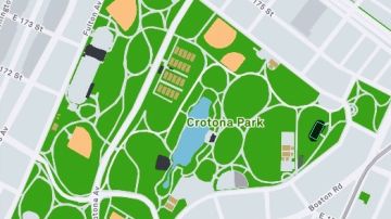 Crotona Park se ubica en el sur del Bronx