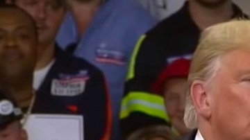 El presidente Trump se refirió a López Obrador en su mitin en Virginia.