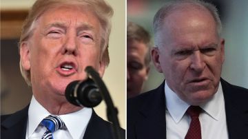 Crece conflicto entre el presidente Trump y el exdirector de la CIA, John Brennan.
