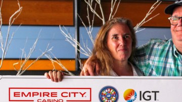 La afortunada y su esposo