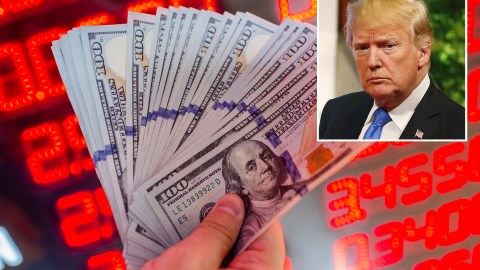El presidente Trump afectó al dólar con sus declaraciones del lunes.