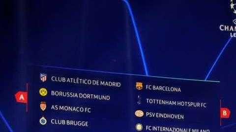 Se llevó a cabo el sorteo de la Champions League para la temporada 2018-19