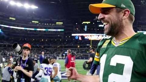 Aaron Rodgers, QB de los Green Bay Packers. (Foto: Getty Images)