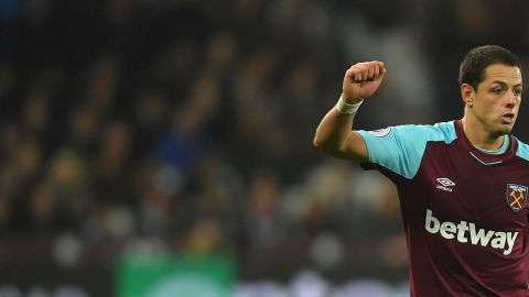 Javier "Chicharito" Hernández consiguió el gol del triunfo para el West Ham