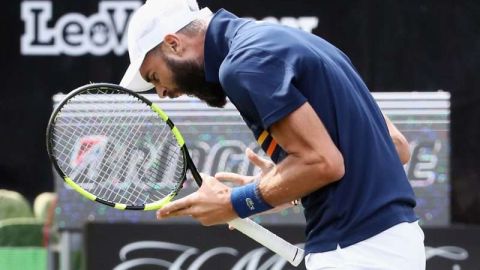 El francés Benoit Paire, famoso por su duro temperamento. (Foto: Alex Grimm/Getty Images)