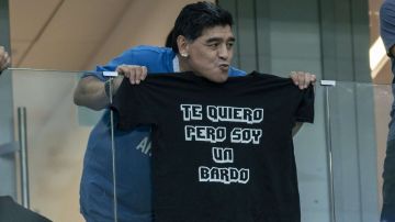 Diego Armando Maradona volvió a hacer de las suyas