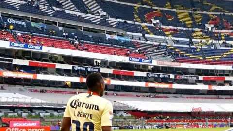 Ya es habitual ver las tribunas vacías en los juegos de las Águilas del América en el estadio Azteca. (Foto: Imago7/ Marcos Domínguez)
