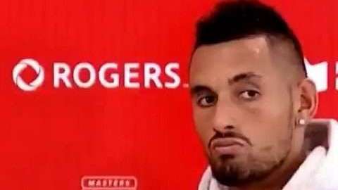 El australiano Nick Kyrgios volvió a dar de qué hablar.