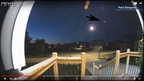 El meteoro visto en 8 estados de EEUU.