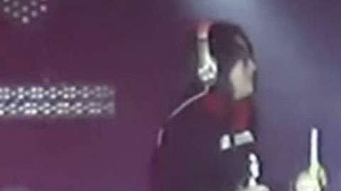 Laura Pausini en concierto.