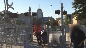 La foto fue tomada en una  estación de Fremantle, en Australia.