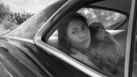 Yalitza Aparicio en una escena de "Roma".