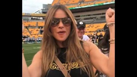 Sofía Vergara derrite a los Steelers.