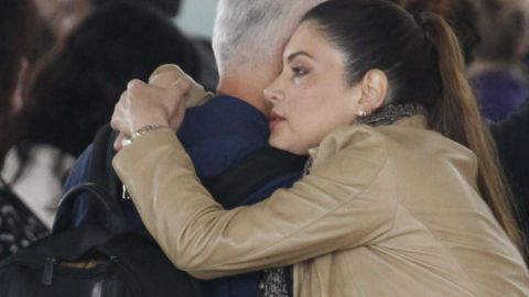 Chiquinquirá Delgado junto a su amado esposo el periodista Jorge Ramos.